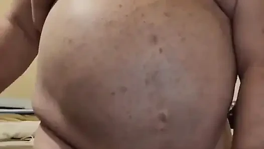 Şişman ayı kamerada boşalıyor