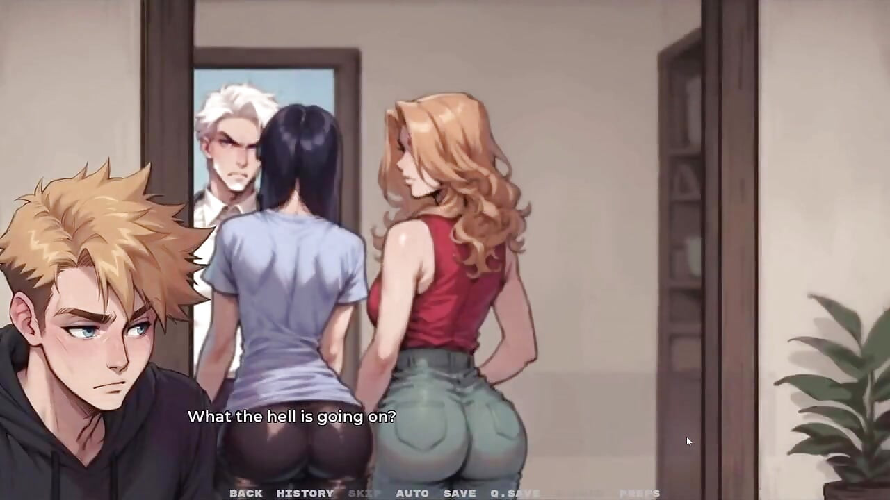 Yeni Kız Arkadaşım Tabu Hentai Oyunu Bölüm 48 Üvey babamın mutfakta üvey annem ve kız arkadaşımla birlikte olmasına şaşırtım!