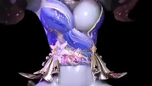 3 boyutlu büyük memeli ateşli kostümlü model çok sert sikiliyor