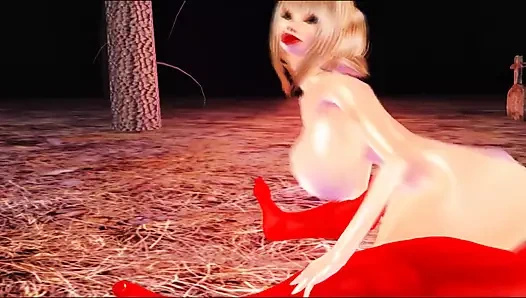 Demon Zozo Lorey'i sikiyor (13/19)