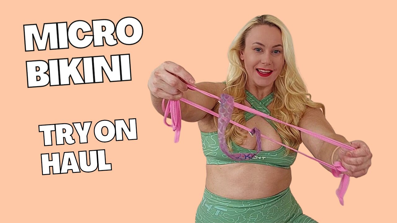 Mikro bikinili deneme