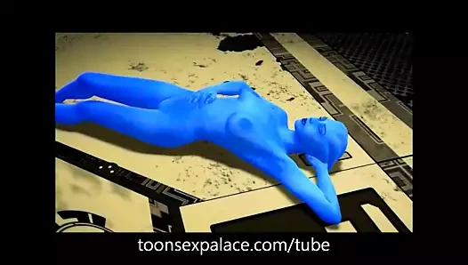 Uzay kıç efekti 3d animasyonlu