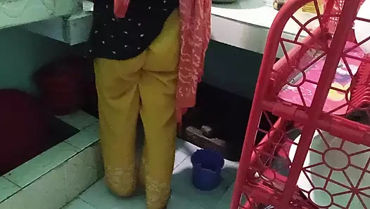 Desi Bhabhi Fucking in Kitchen When she was Cooking Food