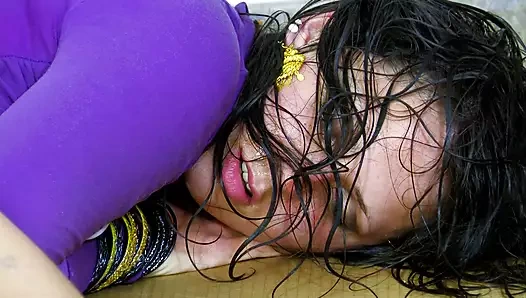 yaramaz Brezilyalı sürtük alır rammed tarafından ona adam