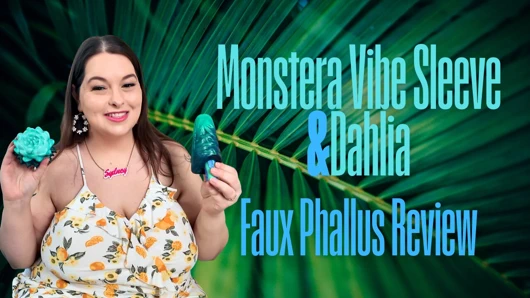 Faux phallus seks öğütücülerini kullanma ve inceleme dahlia ve monstera vibe kılıfı - Sydney çığlık atıyor