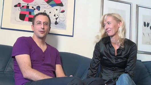 Üçlü oral seks ve kedi yalama dolu - 1