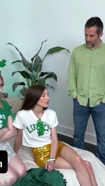 St Patrick'in günü partisi üvey kızın üvey babasına dönüşüyor - daughterswap | Klip 1