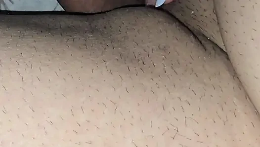 Step mom Controls step son Cock and Moans while handjob him in bed