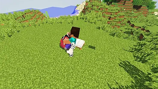 Beautiful girl dressed as a cow wants me to milk her and give her my milk