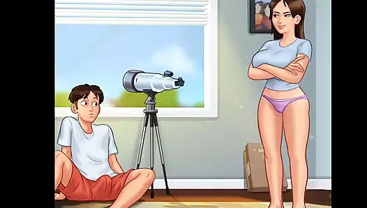 Yoga öğretmeniyle tüm seks sahneleri - öğretmenle üçlü seks - animasyonlu porno oyunu