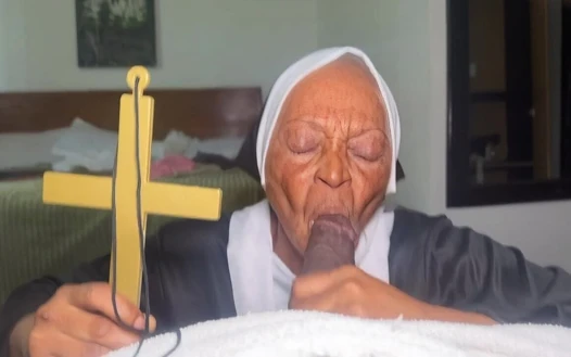 Yaşlı genç erkek avcısı kız şeytanlarımı çıkarmaya geldi