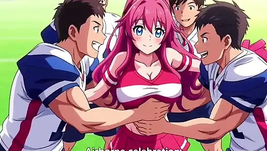 cheerleader Mia gives her favorite team the ultimate private celebration