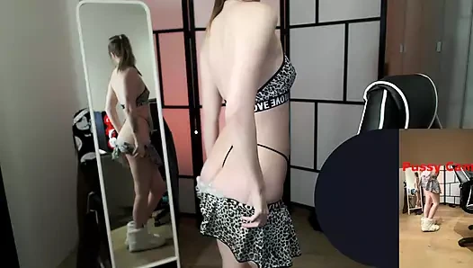 Trixie Fox - şimdiye kadarki en büyük fışkırtıyorum - canlı kamera şovu 2x fışkırtma