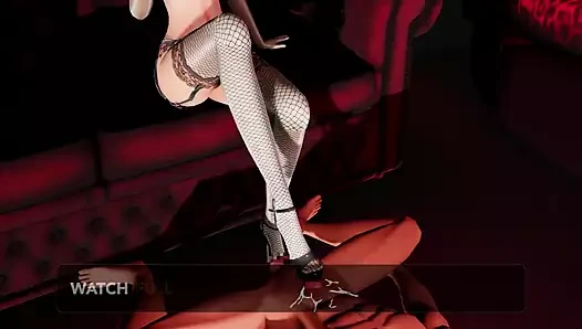 Genshin impact yelan ayakla muamele hentai mmd 3d mavi saç renk düzenleme smixix