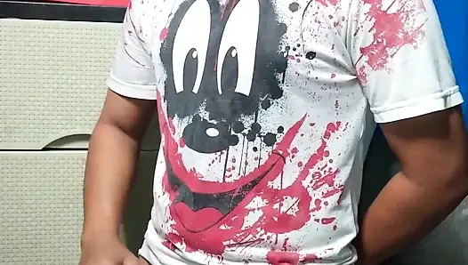 Alan Tokers spor salonundan bıktı odasında mastürbasyon yapıyor