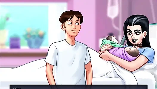 Yaz mevsimi efsanesi - Johannes Odette'i sikiyor, Johannes Maria'yi sikiyor, Eva bebeğini doğuruyor