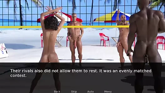 Aldatan ateşli evli kadın plajda yabancı adamlarla sikiliyor