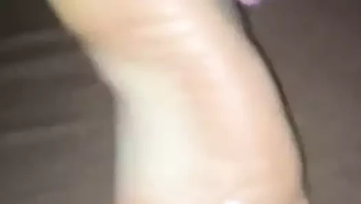 Cum üzerinde gf ayak ve clothes