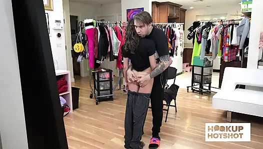 Bts - güzel Vera King sahne arkasında soyunuyor ve azdırılıyor!