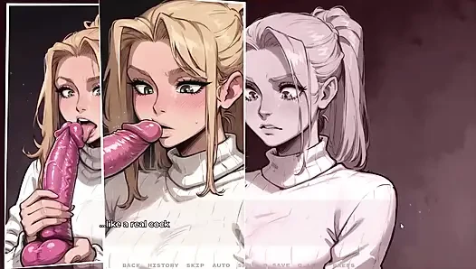 Yeni Kız Arkadaşım Oyunu Tabu Hentai Oyunu Bölüm 47 Üvey Kardeşi Sevişirken Dildo ile Mastürbasyon Yapıyor!