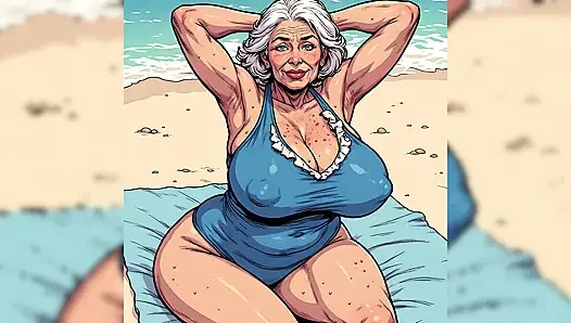 Sevimli ve seksi plaj hatunları