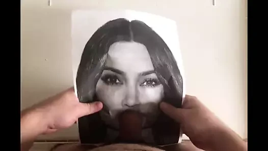 Kim kardashian (nihai cumtribute 2 çift cumshot)