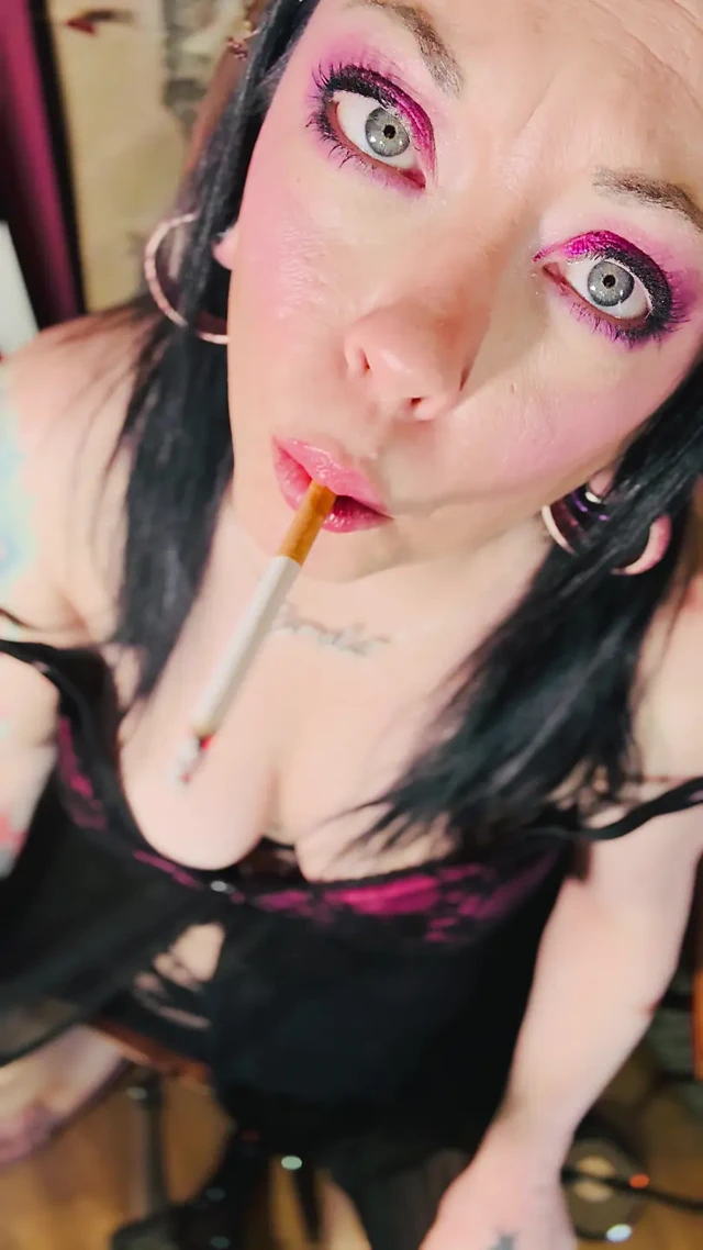 A Quick Dangling A Cigarette Video With You Beautiful Smoking Queen, Tina Snua!
