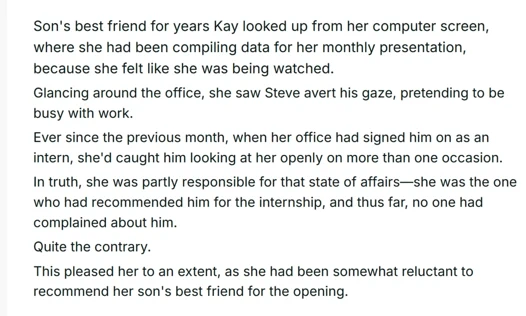 Steve had been her son's best friend for years