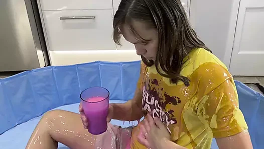 Süper yapışkan slime gunging