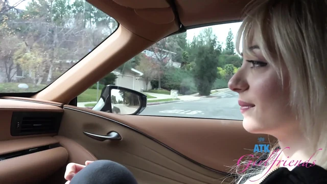 POV Date Night Roadhead with Amateur Cecelia Taylor - She Gives Amazing Blowjob in the Car