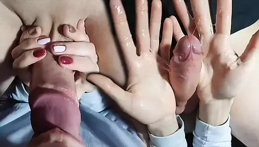 Yarak emiyor, taşak yalıyor, yarağa tükürüyor, yarakla mastürbasyon yapıyor - kadın bakış açısı sakso