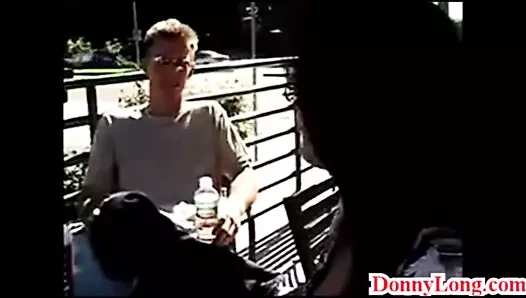 Donny uzun etiket ekipleri eski pis milf ve yüzünü kaplıyor