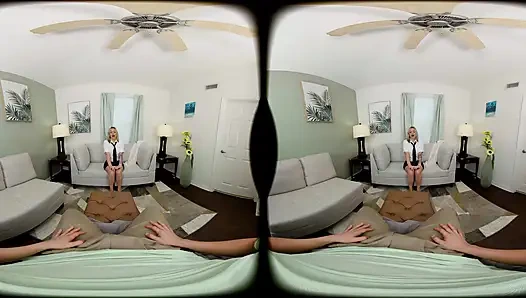 Forbvr - büyük memeli azgın öğrenci terapi sırasında bakış açısıyla yarağını sikiyor