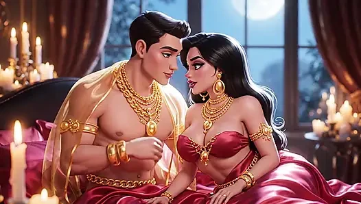 Ateşli çizgi film romantizmi - prens ve baştan çıkarıcı prenses samimi derlemesi