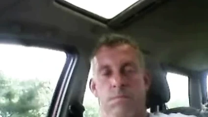 builder jerks in car