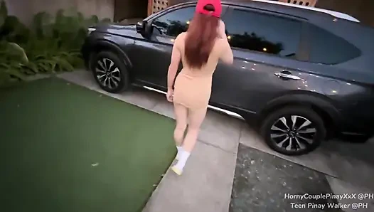 Halka açık otoparkta bölüm 1 seks, yabancılar izliyor, utanmadan