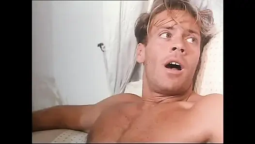 Moana Pozzi and Sexy MILF with Hairy Pussy Fucked and Cummed in Mouth by Stud Rocco Siffredi