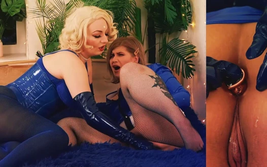 Fetiş amcık sikişi ve yırtık külotlu çorap! Arya Grander