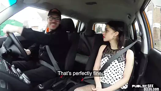 minyon ingiliz sürücü öğrenci sürmek eğitmen