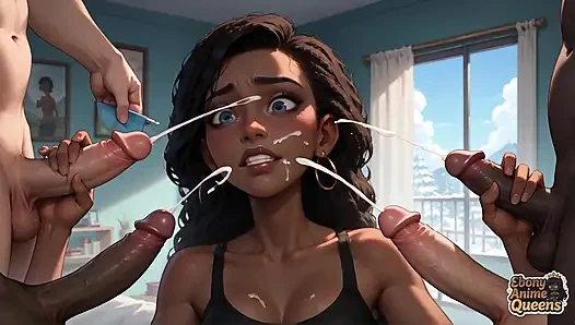 Zenci kadın fışkırtarak kraliçenin yatak odası orgazmı: ateşli koyu huylu xxx porno!