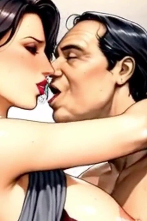 Valentina hatun neredeyse iktidarsız olan şişman, yaşlı, aldatılan kocası tarafından sikiliyor. Animasyon Hentai Waifu.
