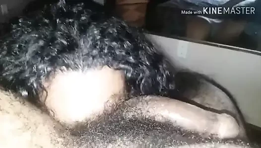 Dick yiyen yüz ve ağız her yerde