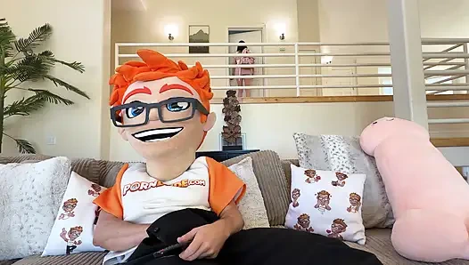 My New Shaved Petite Stepdaughter Becca Blair Gave Me An Amazing Footjob Then Rode Me Hard On PornDudeCasting