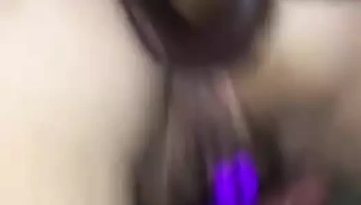 Süt marie alır siyah yapay penis içinde göt mastürbasyon yapmak