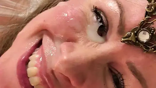 Sihirli peri yüzüme boşal