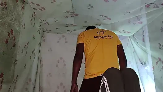 After a long time hard sex with loud moaning with Virgin college girl