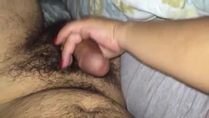 My Wife jacking me off in the middle of the night