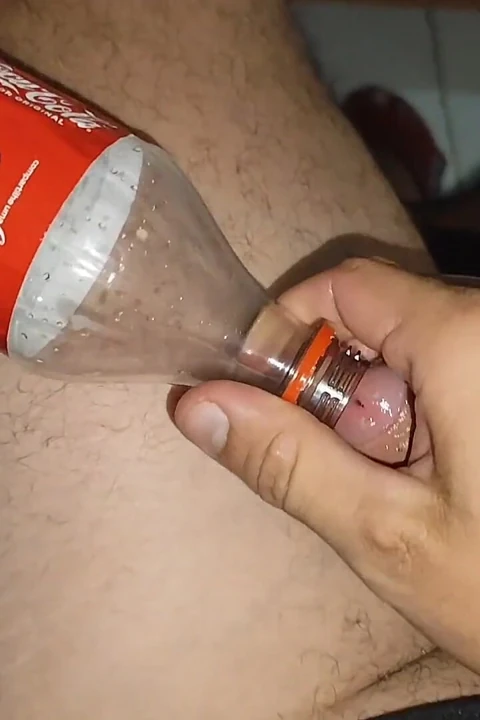 Boy Gets His Dick Stuck in a Coca-cola Bottle