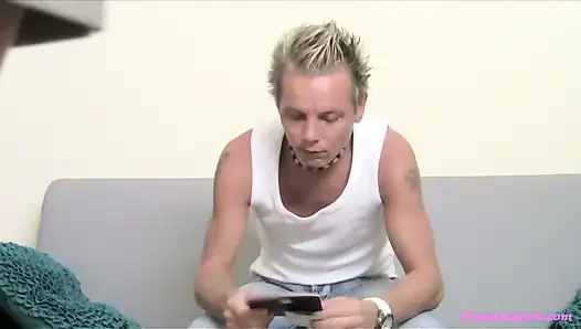 Female Agent - Punk Rocker Fucks Agent's Pussy Hard and Leaves Cum on Her Ass