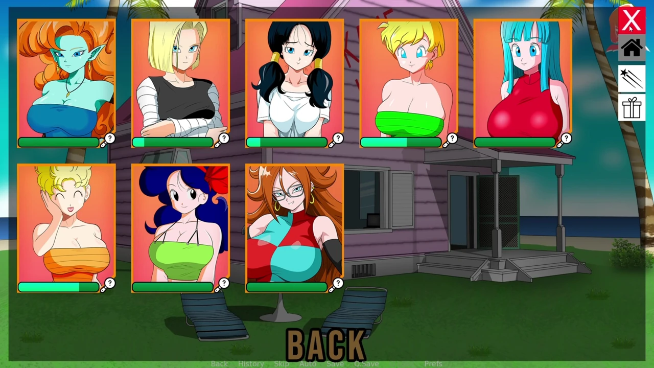 Hybrid Eroventures - The Cute Panties of Android 18